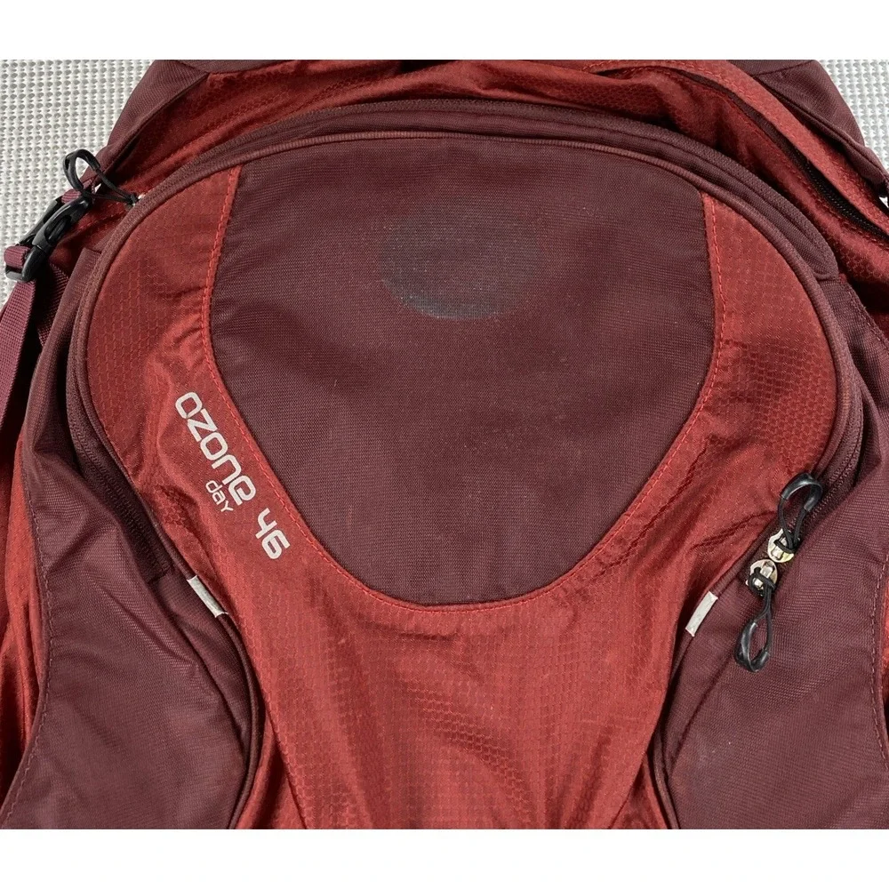 Osprey Ozone 46 Day Travel Backpack Red Burgundy